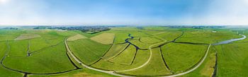 Das Oosterveld bei Limmen in 360° aus der Luft