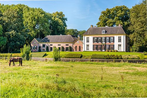 Château hollandais avec remise