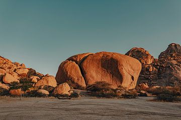Spitzkoppe in Namibië, Afrika van Patrick Groß
