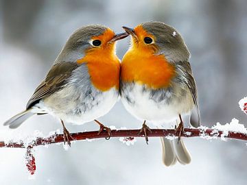 Robin Teder moment in de winter van Max Steinwald