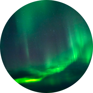 Noorderlicht (Aurora Borealis) in IJsland van Anton de Zeeuw