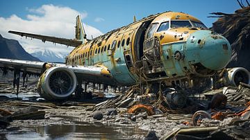 Aircraft wreckage at the aircraft cemetery by Animaflora PicsStock