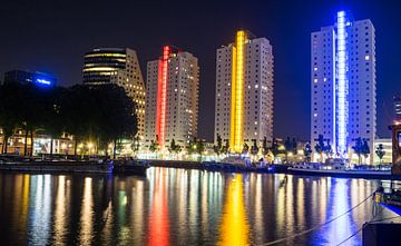De  gekleurde Boompjes in Rotterdam van Jeffrey Hol