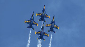 U.S. Navy Flight Demonstration Squadron Blue Angels. by Jaap van den Berg