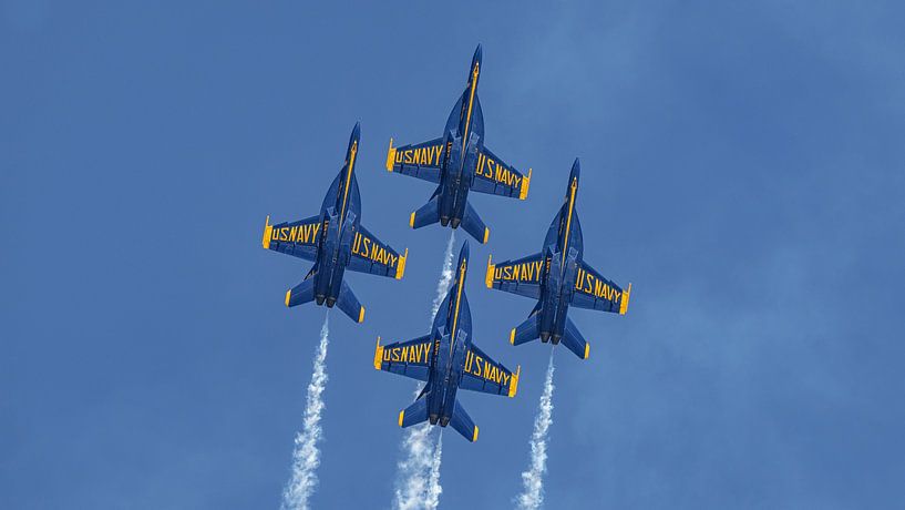 U.S. Navy Flugdemonstrationsstaffel Blue Angels. von Jaap van den Berg