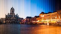 Zonsondergang over 2 uur in Delft van Hugo Onink thumbnail