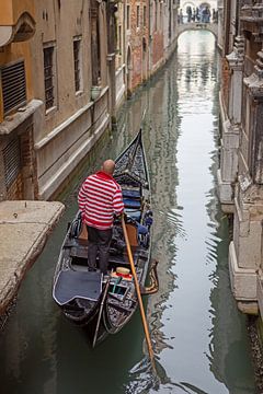 Gondelier in Venetië