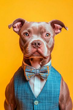 Pitbull van Poster Art Shop