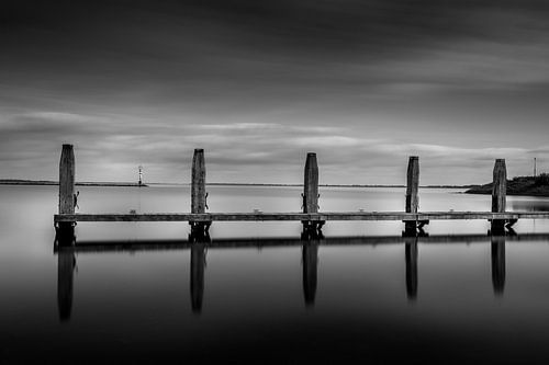 Palen in de Grevelingen