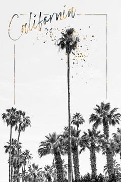 Impression de palmiers | Californie sur Melanie Viola