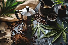 Café et chanvre sur Poster Art Shop