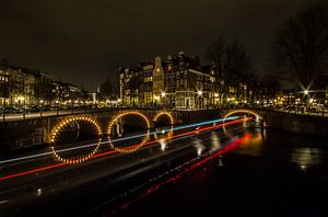 A night in Amsterdam van Oscar Beins