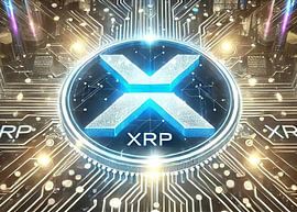 XRP Crypto Ripple Goud van FotoKonzepte