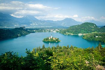 Lac de Bled, couleur Slovénie