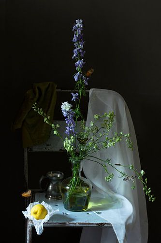 Stilleben 'Grün und Zitrone