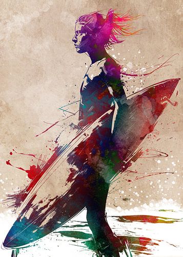 Surfer sport kunst #surfer #sport