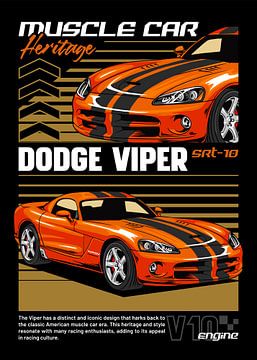 Dodge Viper SRT-10 Muscle Car von Adam Khabibi