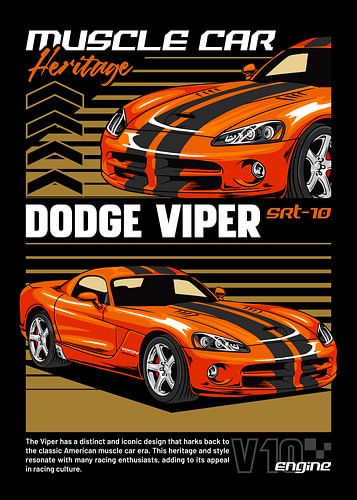 Dodge Viper SRT-10 Muscle Car