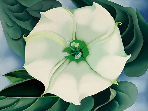 Georgia O'Keeffe - Jimson Weed-White Flower Nr. 1, 1932