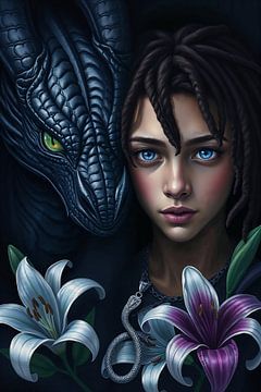 Dragon friendship - beauty and diversity by Liona Toussaint