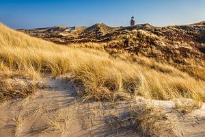 Leuchtturm am Roten Kliff in Kampen, Sylt von Christian Müringer