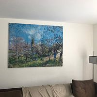 Kundenfoto: Obstgarten im Frühling, Alfred Sisley, als art frame