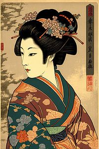 Betoverende Geisha, harmonie van schoonheid