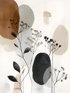 Japandi Stil - Filigran Floral