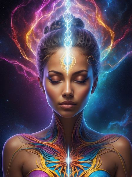 meditatie potret vrouwen van hisam colours