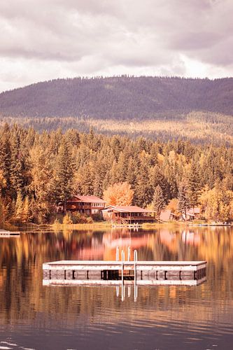 Floating dock in Canada