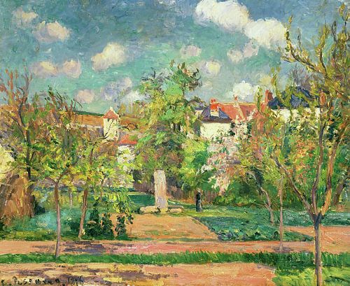 Camille Pissarro,Jardin, vers 1876