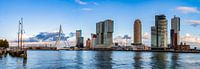 Panorama Rotterdam Skyline van Sylvester Lobé thumbnail
