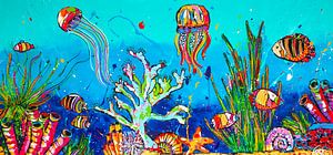 Le monde sous-marin sur Happy Paintings