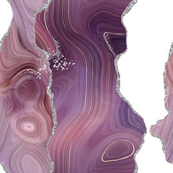 Mauve &amp ; Silver Agate Texture 05