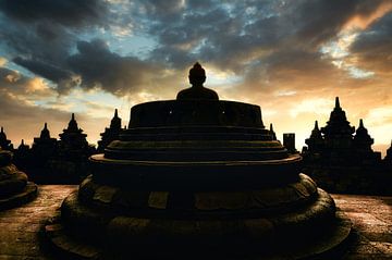 Indonesië - Borobudur  van Loris Photography