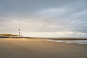 Fine Art landschap van de vuurtoren in Breskens tijdens de zonsopkomst