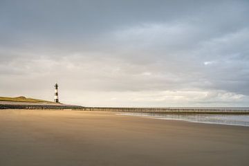 Fine Art landschap van de vuurtoren in Breskens tijdens de zonsopkomst van John van de Gazelle fotografie