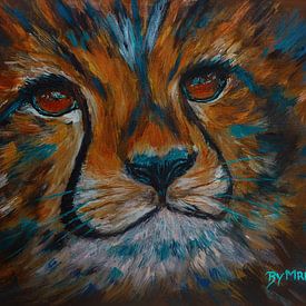 Jonge cheetah van Eye to Eye Xperience By Mris & Fred