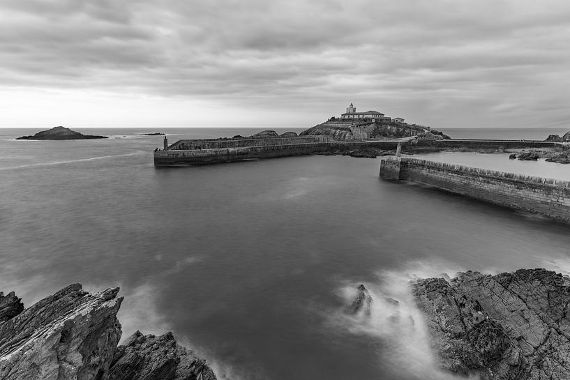 Kantabrisches Meer, Faro Isla De Tapia von Piermarco Raimondo