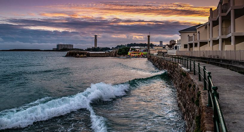 Sunset at Jersey Beach3 by Henry van Schijndel