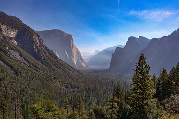 Half Dome in Yosemite National Park, Californië van Patrick Groß