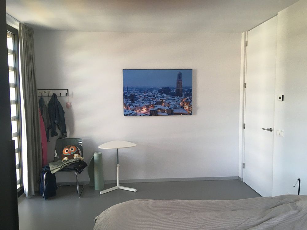 Besneeuwde binnenstad van Utrecht  van Donker Utrecht 