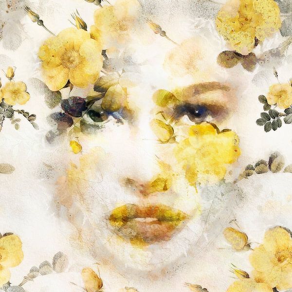 Yellow Rose by Jacky