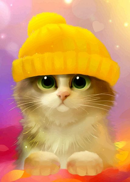 Schnurrhaare und Wunder: Das Porträt einer Katze&#039;s von Grease New