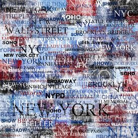 Word Wall Art New York by WordWallArts by Monique