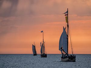 Sailing ships on the Hanse Sail van Rico Ködder