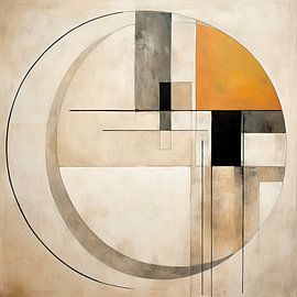Geometric Serenity | Abstract Geometry by Abstract Painting