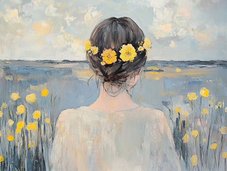 Porträt von Blumen Studio