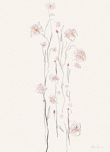 Aquarelle numérique SKYHIGH SWEET PINK