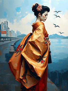 Geisha the memory by Jolique Arte